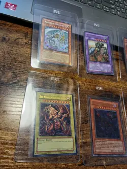 AMAZING LOT OF 6 vintage VALUABLE YU-GI-OH TRADING CARDS. TCG. FORT EDITIONS++ - Image 2