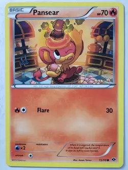 Pansear 15/99 VLP - Next Destinies Pokemon Card - $2 Combined Shipping - Image 1