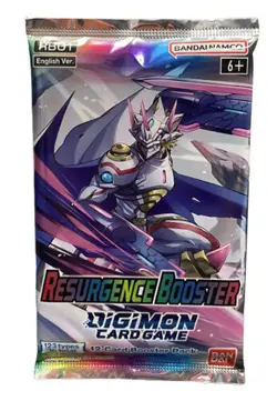 Digimon English Trading Card Game - Resurgence RB01 - BOOSTER PACK (12 Cards) - Image 1