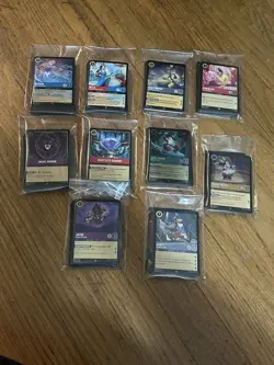 Lorcana Bulk 1000+ Cards From Sets 1-9 Mix Of Rarities-see Description NM Cond - Image 1