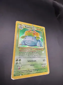 Pokemon TCG Venusaur Base Set Unlimited Holo Rare Card 15/102 - Vintage WOTC - Image 4