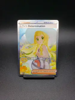 Lillie's Determination 184/132 SIR Mega Evolution Trainer Supporter Pokemon Card - Image 1