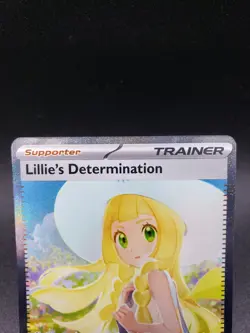Lillie's Determination 184/132 SIR Mega Evolution Trainer Supporter Pokemon Card - Image 2