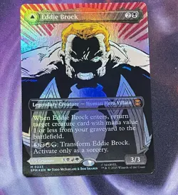 Eddie Brock (0224) (Borderless) Marvel's Spider-Man Foil Magic The Gathering - Image 1