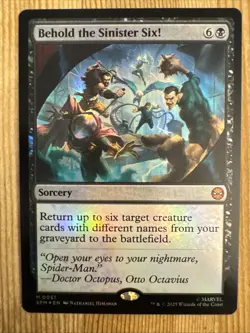 Behold the Sinister Six! - Marvel's Spider-Man - SPM M 0051 FOIL - Image 1