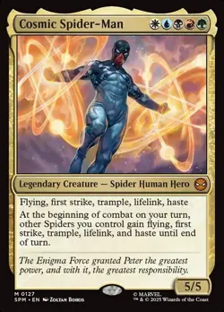 FOIL Cosmic Spider-Man - Spiderman - SPM MTG - Image 1