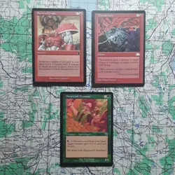 MTG Magic the Gathering - Promo Lot - Scent of Cinder, Thunderbolt, Deepwood - Image 1