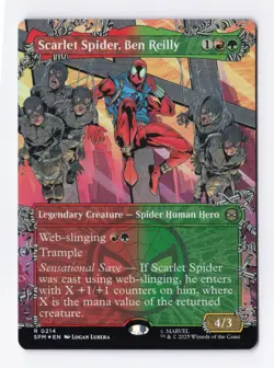 Scarlet Spider, Ben Reilly (Borderless) (Foil) (R) MTG Marvel's Spider-Man (SPM) - Image 1