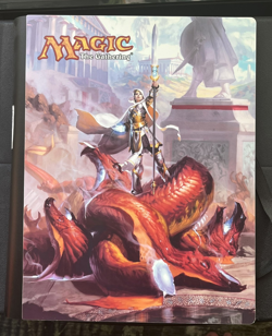 THEROS Ultra Pro MTG Magic 9-Pocket Portfolio Binder OOP Used - Image 1