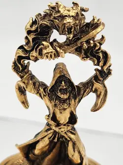Tox Human Wizard Scrye Life Counter Reaper Miniatures-Pewter 14k Gold Plated-B6 - Image 2