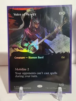 Voice of Victory (Borderless) Tarkir: Dragonstorm Foil - Image 1