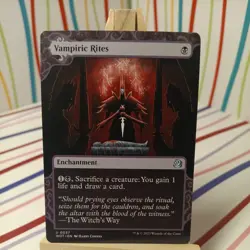 Magic the Gathering HP Vampiric Rites #037 Enchanting Tales MTG Free Shipping! - Image 1