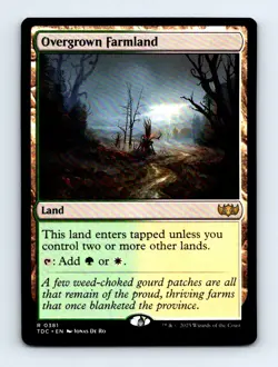 #381 2025 Tarkir: Dragonstorm Commander TDC Overgrown Farmland Rare - Image 1