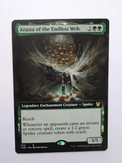 MTG Arasta of the Endless Web (THB) Theros Beyond Death Extended Art Regular 325 - Image 1