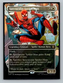2025 MTG Marvel Spider-Man SPM Spectacular Spider-Man (Borderless) 0014 - Image 1
