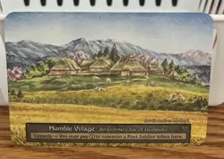 Sorcery Contested Realm Alpha Ordinary - Non Foil N/M - Humble Village - Image 1