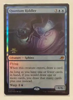 Quantum Riddler Prerelease Foil - Mythic - Edge of Eternities MTG - Image 1