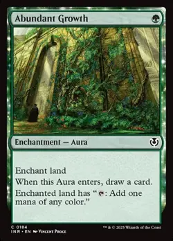 2x Abundant Growth - Foil INR NM MTG - Image 1