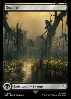Swamp (#106) - Foil ACR NM MTG - Image 1