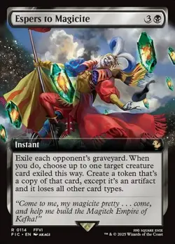 Espers to Magicite - Foil Extended Art FIC NM MTG - Image 1