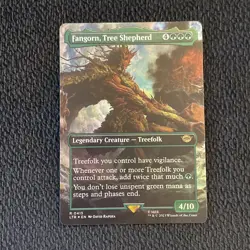 Fangorn, Tree Shepherd Foil Borderless Rare R 0415 LTR EN MTG Magic NM - Image 1