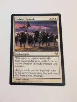 1x Cathars' Crusade MTG Avacyn Restored Regular LP - Image 2
