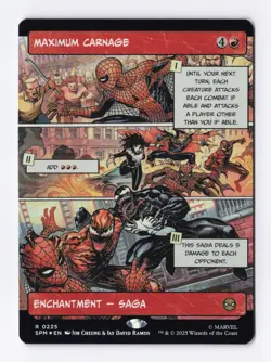 Maximum Carnage (Borderless) (Foil) 0225 (R) MTG Marvel's Spider-Man (SPM) - Image 1