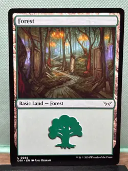 MTG TCG: Forest 286, Duskmourn: House of Horror - Image 1