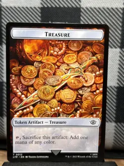MTG TCG: Treasure Token 12, (Token) Lord of the Rings: Tales of Middle-Earth - Image 1