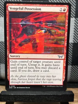 MTG TCG: Vengeful Possession 162, Duskmourn: House of Horror - Image 1