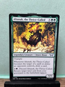 MTG TCG: Altanak, The Thrice-Called 166, Duskmourn: House of Horror - Image 1