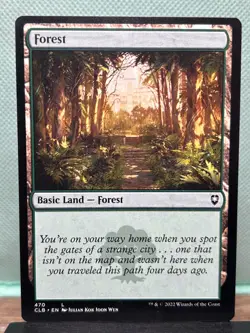 MTG TCG: Forest 470, Commander Legends: Battle for Baldur's Gate - Image 1