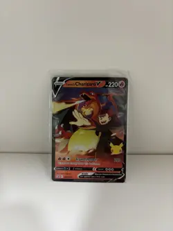 Pokemon - Lance's Charizard V SWSH133 Celebrations 25th Black Star Promo - Image 1