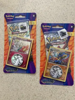 POKEMON XY STEAM SIEGE BLISTER BOOSTER PACK - LUCARIO & FLOETTE *NEW* - Image 1