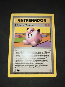 1999 Pokemon 1st Edition Spanish Base Set Non-Holo Mint Trainer Clefairy Doll - Image 2