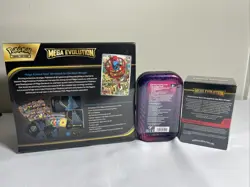 Pokemon TCG Mega Evolution Lot Of 3 Items - 1X Lucario ETB, 1X Booster & 1X Tin - Image 4