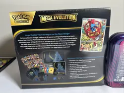 Pokemon TCG Mega Evolution Lot Of 3 Items - 1X Lucario ETB, 1X Booster & 1X Tin - Image 5