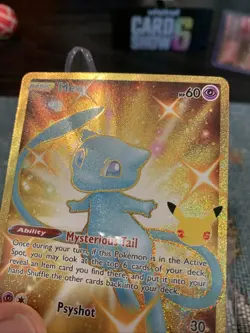 Pokemon TCG Mew 025/025 25th Anniversary Celebrations 2021 Gold Secret Rare - Image 3