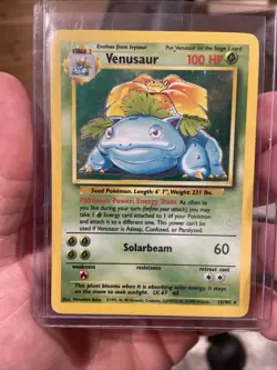 Venusaur Holo 015/102 Base Set Holo Pokemon TCG - Image 1