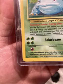 Venusaur Holo 015/102 Base Set Holo Pokemon TCG - Image 5