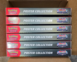 Case of 6 - Pokemon S&V Prismatic Evolutions SEALED Poster Collections with Case - Image 2