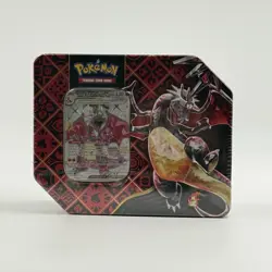 Pokemon TCG: Paldean Fates Tin Shiny Charizard ex New & Sealed 5 Packs - Image 1