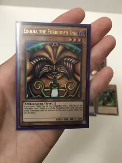 Yugioh! Exodia The Forbidden One Full Set Ultra Rare YGLD NM! - Image 2