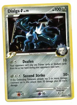 Pokemon Card: Dialga G HOLO 7/127 Platinum Base Set Rare! - Image 1