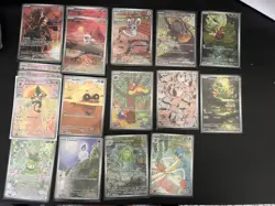 Pokemon Card Lot Special Illustration Rare, EX, Master Ball, 151 Black Bolt 100+ - Image 2