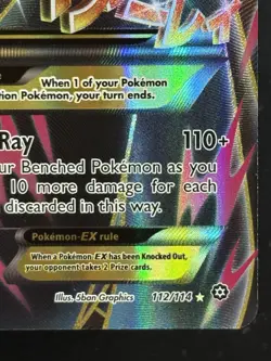 Pokemon TCG M Gardevoir EX Full Art Holo Card 112/114 XY-Steam Siege - Image 5