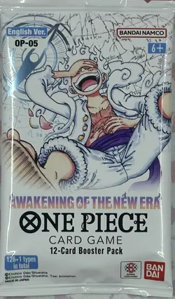 One Piece Card Game OP-05 ENGLISH Awakening Of The New Era Sealed Booster Packs - Image 1