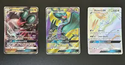 Pokemon Cards SET OF 3: Noivern GX, Noivern GX Full Art, Noivern GX Rainbow Rare - Image 1