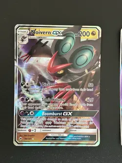 Pokemon Cards SET OF 3: Noivern GX, Noivern GX Full Art, Noivern GX Rainbow Rare - Image 2
