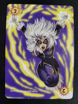 1995 Marvel Overpower Black Cat card - Image 1